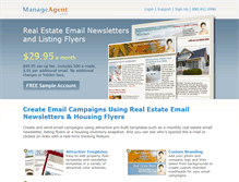 Tablet Screenshot of manageagent.com